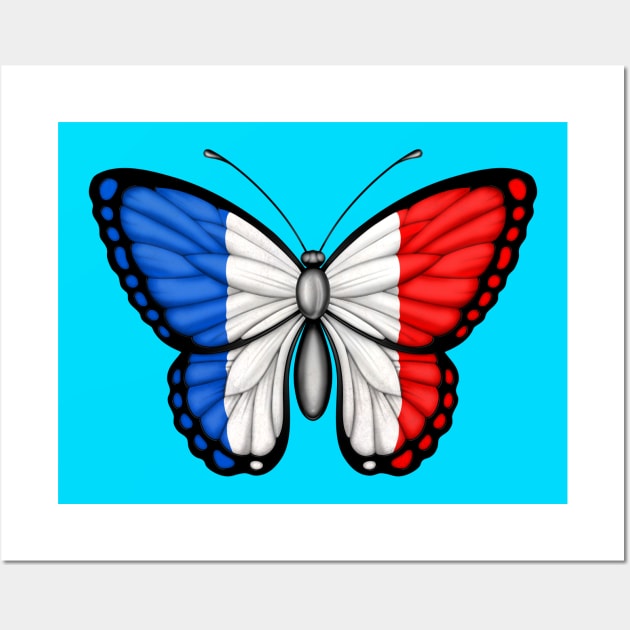 French Flag Butterfly Wall Art by jeffbartels